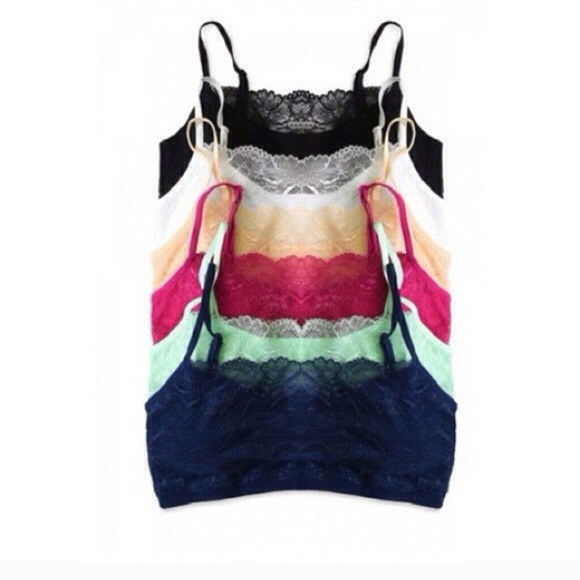 Seamless padded lace bralette-pick a color ๐HP๐ - Picture 7 of 8